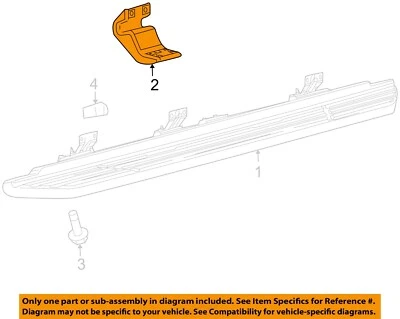 FORD OEM 04-14 F-150 Cab Running Board-Bracket 4L3Z16A506AA - Image 1 of 2