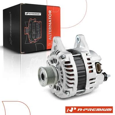 Alternator for Nissan Juke 2011-17 Sentra 2017-18 L4 110A 6-Groove Clutch Pulley - Image 1 of 4