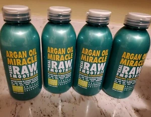 4 Real Raw Smoothie Argan Oil Miracle Healing Shampoo + Conditioner 12oz ea New - Picture 1 of 1