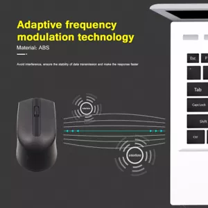 Souris silencieuse sans fil, Rechargeable, compatible Bluetooth, pour maison, bu - Zdjęcie 1 z 12