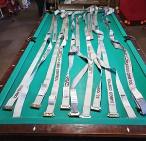 6 PC E-Track Cam Buckle Straps 2"x 16' For Crago -Enclosed Trailer & Van 2500lbs - Picture 1 of 12