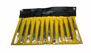 RDG 12 PZ SET PINZETTE GIOIELLI STRUMENTI OROLOGERIA CURVI PIEGATI DRITTI - Foto 1 di 2