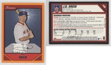 2007 Bowman Orange /250 JD Drew #168