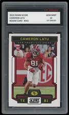 CAMERON LATU 2023 PANINI SCORE 1ST GRADED 10 NFL ROOKIE CARD SAN FRANCISCO 49ERS
