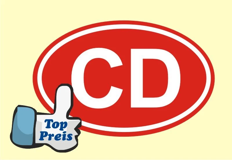 Pegatina coche coche coche CD ROJO Cuerpo Diplomático francés cuerpo diplomático