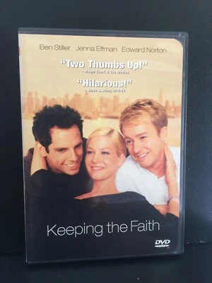 Keeping The Faith - DVD NTSC Region 1 Edward Norton Jenner Elfman Ben Stiller - Image 1 of 2