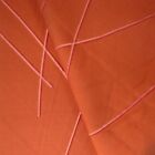 Tissu décor maison vintage Robert Allen « Malaga » rose corail lignes géométriques 4,1 yds