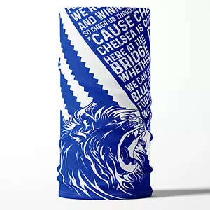Chelsea Football Scarf Face Mask Bandana Dad Christmas Gift Buff RF25 - Picture 1 of 6