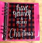 Have Yourself a Merry little Xmas Cover Set made 4 use with Filofax A5 Planner-