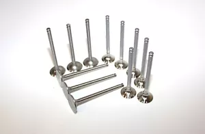 SET OF 12 INLET & EXHAUST VALVES & GUIDES TRIUMPH VITESSE 2 LITRE MK2 1968-71 - Picture 1 of 3
