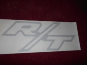 1971 DODGE CHALLENGER CHARGER R/T RT HOOD DECAL IN SILVER 14" VIPER DAKOTA DART - Picture 1 of 1