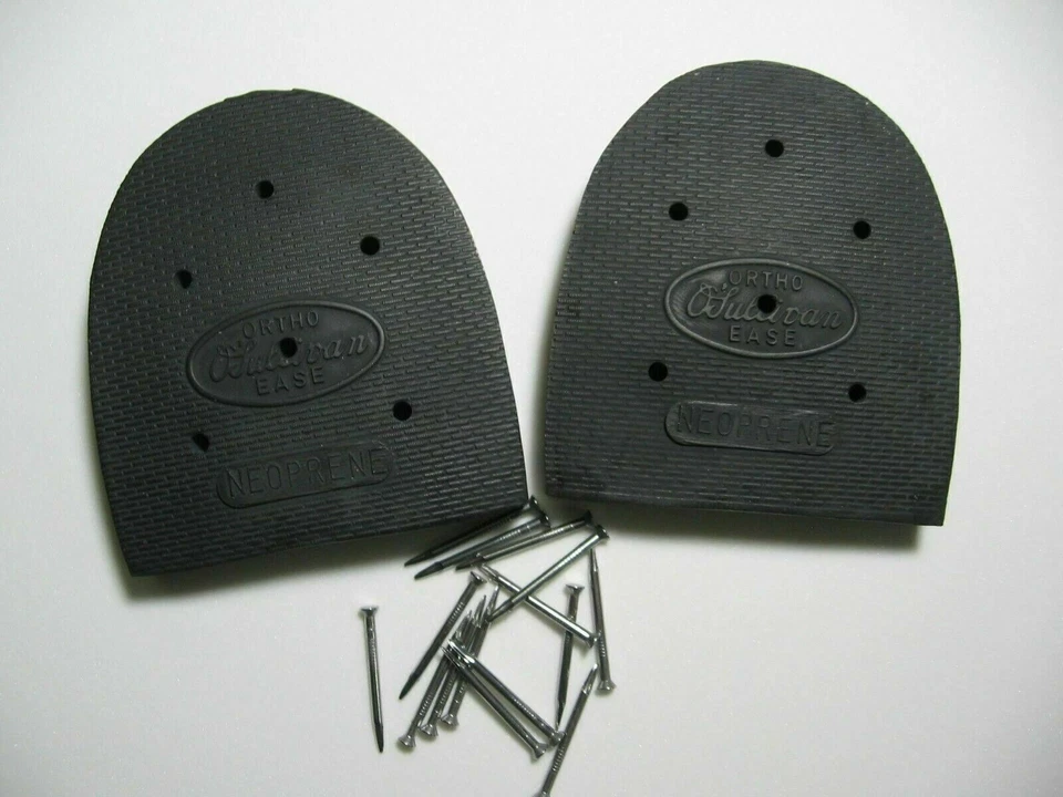 Goodyear Cowboy Boot Repair Rubber Oil Resistant Heels with Nails- Pic-A Size - Image 1 of 1