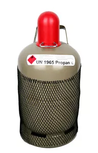 5 kg Gasflasche Propangasflasche Grau Eigentum Fabrikneu leer/ungefüllt - Bild 1 von 4
