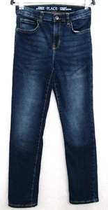 Place Jeans Girls 14 Blue Denim Silm Strech Extensible Straight Jambes Droites - Picture 1 of 9