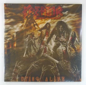 12 " Kreator Dying Alive Clear W Red And Arancione Splatter Vinile - N1801 - Foto 1 di 2