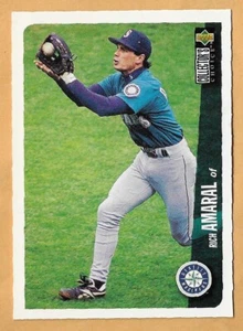 RICH AMARAL SEATTLE MARINERS #724 - UPPER DECK COLLECTOR'S CHOICE NM-MT 1996 - Picture 1 of 2