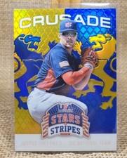 2015 Panini USA Baseball Stars & Stripes Crusade Justus Sheffield Card #52 A3
