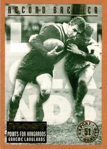 1994 St George Dragons NRL Dynamic Kangaroos Record Card - Graeeme Langlands - Bild 1 von 3
