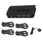 4 Ports HDMI KVM Switch 4X1 4 In 1 Out 4K30Hz For 4 Computer Share 1 HD Monitor