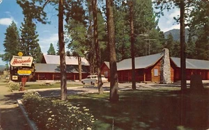 Tahoe Hacienda Motel South Shore Lake Tahoe Bijou, CA Vtg Postcard - Picture 1 of 2