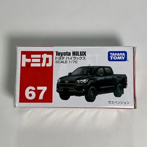 Takara Tomy #67 Toyota Hilux 1/70 Diecast Pickup Truck Black New - Picture 1 of 6
