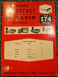 Serie de radio CB Sams Photofact No. 174 ~ marzo 1978 ~ CB-174 - Imagen 1 de 4