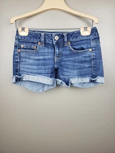 American Eagle Outfitters Womens Shorts Size 0 Womens Jean Shorts 2011 - Picture 1 of 6