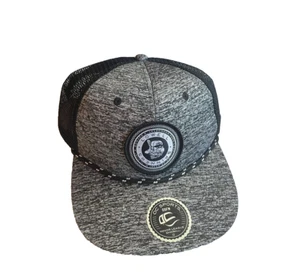 OC Sports Black and White Heather Lowell Spinners Trucker Hat - Picture 1 of 4