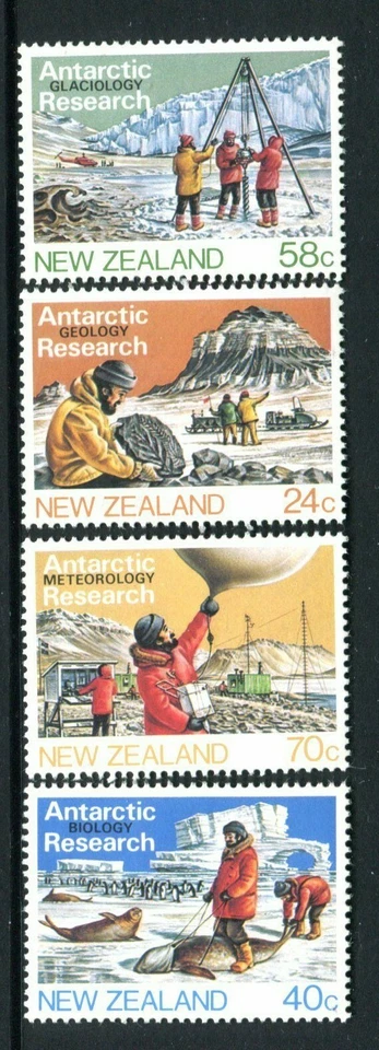 1984 New Zealand - Antarctic Research MUH Set of 4 Stamps - image 1 of 1