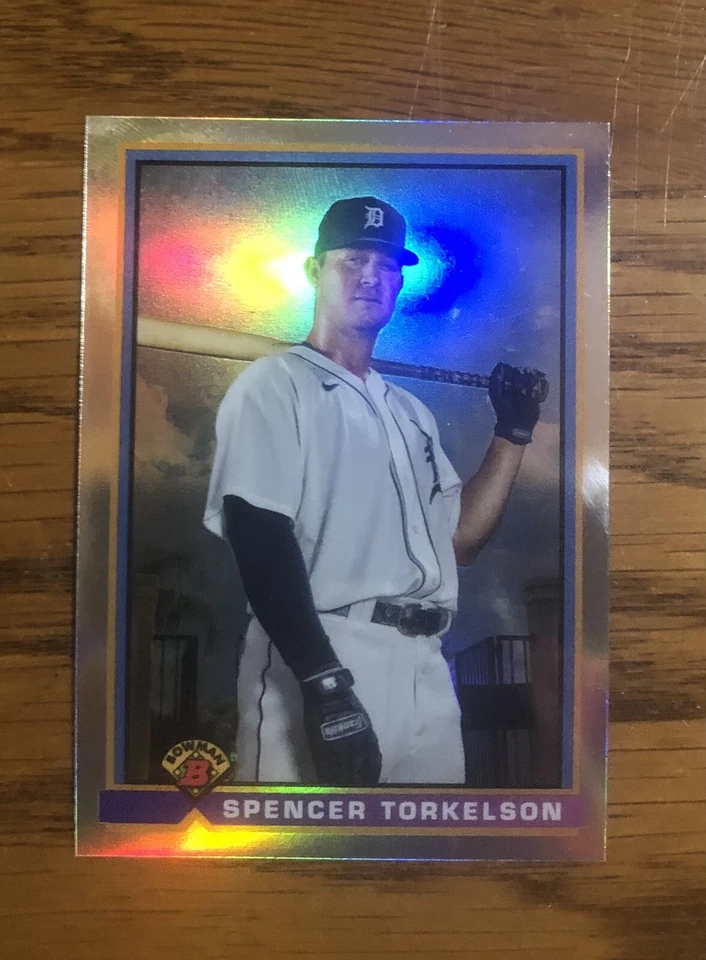 2021 Bowman Chrome Spencer Torkelson 1991 Bowman Insert #91B-ST 🔥Prospect🔥 - Image 1 of 1