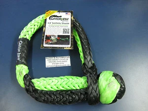 Bubba Rope Mega Gator Jaw Soft Shackle Plasma Double Braid 5/8 Recovery 176748 - Imagen 1 de 2