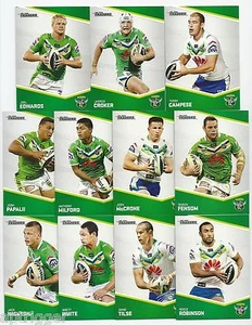 2014 NRL Traders CANBERRA RAIDERS Base Team Set - Picture 1 of 1