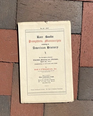 1917 Rare Books Pamphlets Manuscripts Relating to American History Primer Map - Image 1 of 4