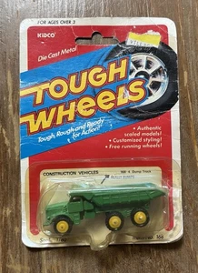 Vintage Kidco Tough Wheels Construction Green Dump Truck 1/80 Die Cast - Picture 1 of 6