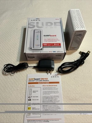 ARRIS Surfboard SB6183 DOCSIS 3.0 Cable Modem - Image 1 of 4