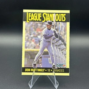Don Mattingly 1990 Fleer League Standouts Baseballkarte #2 (NM) - Bild 1 von 2