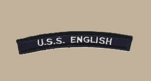 US Navy DD-696 USS English Destroyer 1944-1970 UIM Shoulder Rocker Tab (01) - Bild 1 von 1