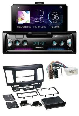 Pioneer USB MP3 Bluetooth DAB Autoradio für Mitsubishi Evo Lancer (ab 2008) - Bild 1 von 4