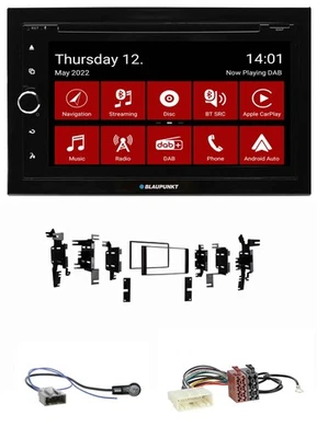 Blaupunkt MP3 DVD Bluetooth DAB 2DIN USB Autoradio für Nissan Tiida Versa C11 20 - Bild 1 von 4