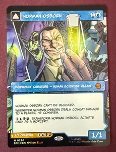 Magic MTG Marvel's Spider-Man Norman Osborn Foil M0220 Borderless SPM - Picture 1 of 2