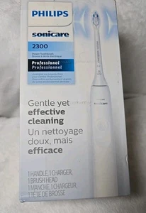Philips Sonicare 2300 Series Sonic Electric Toothbrush White G2 Optimal Gum Care - Picture 1 of 4