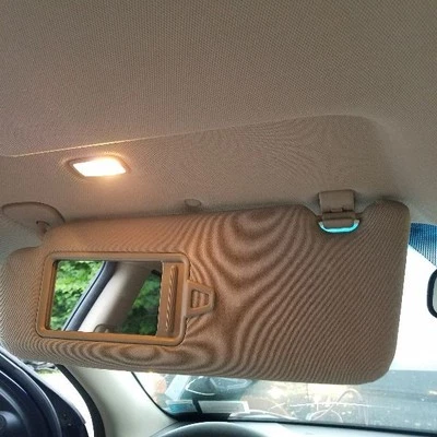 Driver Sun Visor Illuminated Without Sunroof Fits 07-12 VERACRUZ 257957 Foto 1 de 4