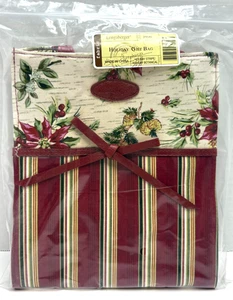 LONGABERGER Christmas Tote Holiday Bag Poinsettia Gift--23540--NEW - Picture 1 of 3