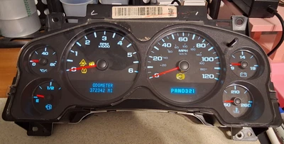 ✅ 07-11 Silverado Sierra Speedometer Instrument Cluster 373342 Miles - Image 1 of 4