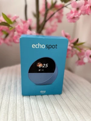 Amazon Echo Spot Smart Speaker With Display + Alexa, Blue, (BV84J9) ~ NEW SEALED - Image 1 of 4