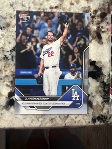 2025 TOPPS NOW MLB CARD LOS ANGELES DODGERS CLAYTON KERSHAW #734 HOLLYWOOD ENDIN - Picture 1 of 1