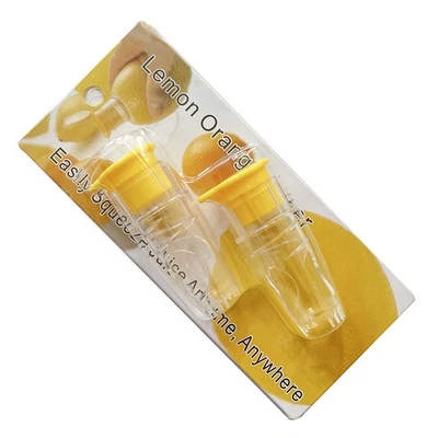 Pacote com 2 espremedores de limão prensa manual alargador espremedor de limão extrator de suco fácil - Imagem 1 de 4