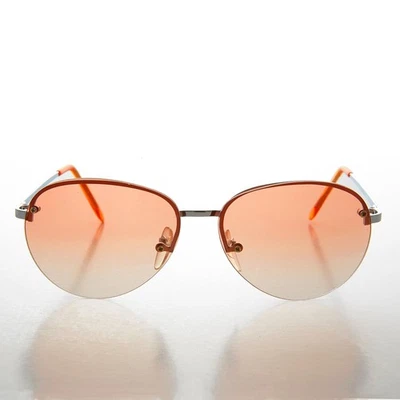 Chic Farbverlauf Orange Gläser 90s Sonnenbrille - Durchfluss - Bild 1 von 4