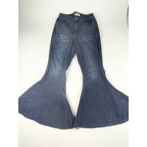 Arula Jeans Meerjungfrau Schwanz super ausgestelltes Bein weites Schlaghose Gr. 12 stürmische Nacht - Bild 1 von 12