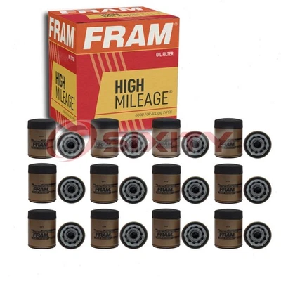 Filtros de aceite de motor 12 piezas FRAM alto kilometraje HM4386 para TL14477BP TL14477 mo Foto 1 de 4